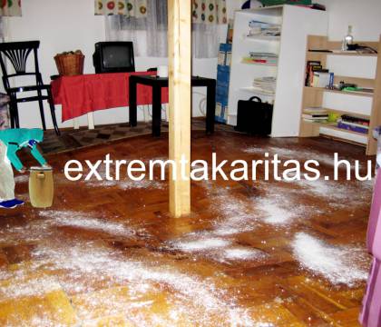 Parketta felázás, felszedés utáni fertőtlenítés